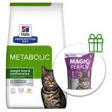 Hill's Prescription Diet Feline Metabolic weight loss & maintenance 8 kg + kočkolit ZDARMA