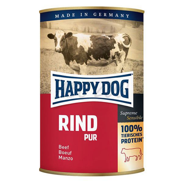 Happy Dog Pur - Rind 400 g / hovězí