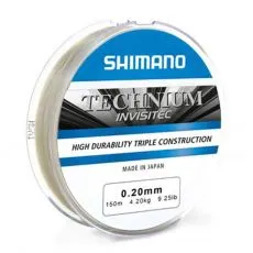 Shimano Vlasec Technium Invisitec Grey 300m 0,205mm