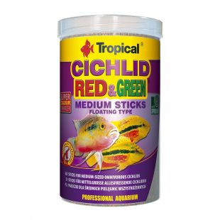 TROPICAL Cichlid Red/Green Medium Sticks 250 ml