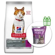 Hill's Science Plan Feline Sterilised Cat Adult Duck 10 kg + kočkolit ZDARMA