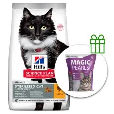 Hill's Science Plan Feline Mature Adult 7+ Sterilised Cat Chicken 10 kg + kočkolit ZDARMA