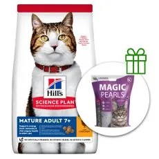 Hill's Science Plan Feline Mature Adult 7+ Chicken 10 kg + kočkolit ZDARMA