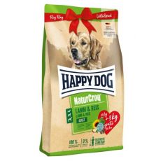 Happy Dog NaturCroq LAMM & REIS 15 kg + 3 kg ZDARMA
