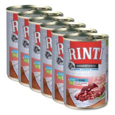RINTI Junior hovězí - konzerva 6 x 400 g