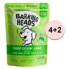 BARKING HEADS Chop Lickin’ Lamb GRAIN FREE 300g 4+2 GRATIS