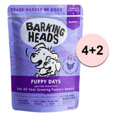 BARKING HEADS Puppy Days GRAIN FREE 300g 4+2 GRATIS