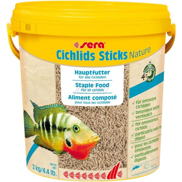 sera Cichlids Sticks Nature 10 l/2 kg