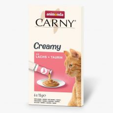 Animonda Carny Adult Creamy - losos a taurin 6 x 15 g