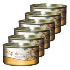 Applaws Cat - konzerva pro kočky s kuřecími prsy 6 x 70 g
