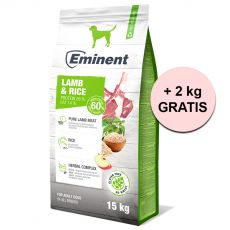 Eminent Lamb & Rice High Premium 15 kg + 2 kg GRATIS