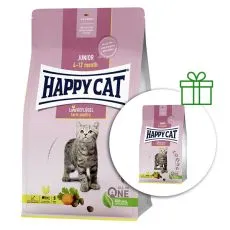 Happy Cat Junior Land Gefl&uuml;gel / drůbež 1,3 kg 1+1 ZDARMA