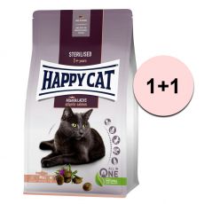 Happy Cat Sterilised Atlantik-Lachs / Losos 1,3 kg 1+1 ZDARMA
