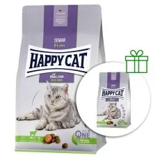 Happy Cat Senior Weide-Lamm / jehně 1,3 kg 1+1 ZDARMA