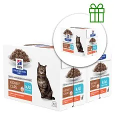 Hill's Prescription Diet k/d Early Stage P&eacute;če o ledviny pro kočky 12 x 85 g, 2+1 ZDARMA