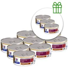 Hill's Prescription Diet i/d Stew Mini P&eacute;če o zaž&iacute;v&aacute;n&iacute; konzerva pro psy 156 g, 9+3 ZDARMA