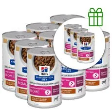 Hill's Prescription Diet Gl Biome Stew P&eacute;če o zaž&iacute;v&aacute;n&iacute; konzerva pro psy 354 g, 9+3 ZDARMA