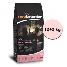 Alleva NEO BREEDER dog adult medium & maxi pork 12 kg + 2 kg ZDARMA