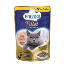 PreVital Fillet Selection Kapsička s kuřecím v omáčce 85 g