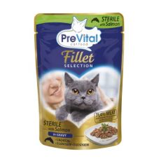 PreVital Fillet Selection Sterile kapsička losos v omáčce 85 g