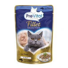 PreVital Fillet Selection Kapsička s pstruhem v želé 85 g