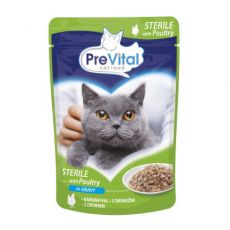 PreVital Cat Sterile Kapsička s drůbežím v omáčce 100 g