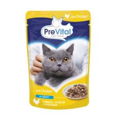 PreVital Cat Kapsička s kuřecím v omáčce 100 g