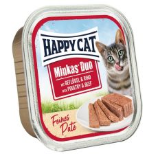 Happy Cat Minkas DUO Paté drůbeží a hovězí 100 g