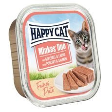 Happy Cat Minkas DUO Paté drůbež a losos 100 g