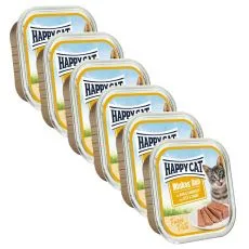 Happy Cat Minkas DUO Pat&eacute; hověz&iacute; a kr&aacute;lič&iacute; 6 x 100 g