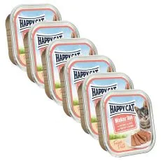 Happy Cat Minkas DUO Pat&eacute; drůbež a losos 6 x 100 g
