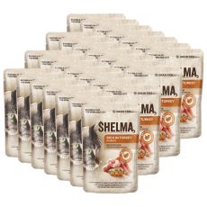 Shelma Cat Kapsička krůta-rakytník v omáčce 28 x 85 g
