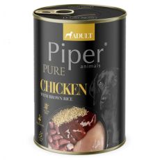 Konzerva Piper Pure kuře s hnědou rýží 400 g