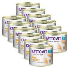 Kattovit Urinary konzerva s kuřecím 12 x 185 g