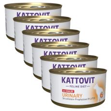 Kattovit Urinary konzerva s telecím 6 x 85 g