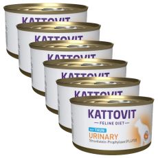 Kattovit Urinary konzerva s tuňákem 6 x 85 g