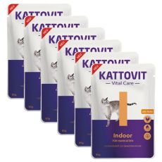 Kattovit Vital Care Indoor kapsička kuře 6 x 85 g