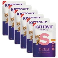 Kattovit Vital Care Sterilised kapsička kuřecí 6 x 85 g