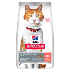 Hill's Science Plan Feline Young Adult Sterilised Cat Salmon 15 kg - POŠKOZENÝ OBAL