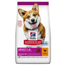 Hill's Science Plan granule pro dospěl&eacute; psy mal&yacute;ch plemen s kuřec&iacute;m masem 6 kg