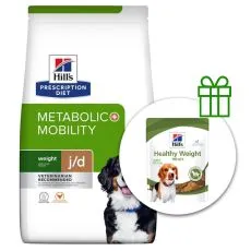 Hill's Prescription Diet Metabolic + Mobility Regulace hmotnosti pro psy 4 kg + pamlsky ZDARMA
