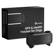 Tractive DOG 6 - GPS lok&aacute;tor pro psy a monitor zdrav&iacute;, čern&yacute;