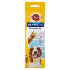 Tyčinky pro psy Pedigree Denta Stix medium - 3 ks / 77 g