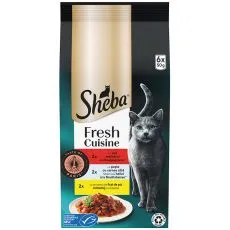 Sheba Fresh Cuisine Taste of Paris kapsičky ve &scaron;ť&aacute;vě 6 x 50 g