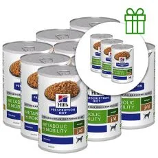Hill's Prescription Diet Metabolic + Mobility Regulace hmotnosti pro psy 370 g, 9+3 ZDARMA