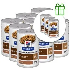 Hill's Prescription Diet j/d P&eacute;če o klouby konzerva pro psy 370 g, 9+3 ZDARMA