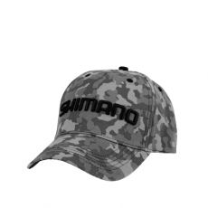 Shimano Snapback Cap Grey Camo