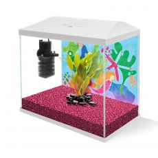 Akvarijní set Aquael LEDDY MINI 35 bílý 19 L