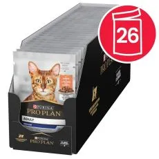 PRO PLAN Indoor kapsičky pro kočky losos ve &scaron;ť&aacute;vě 26 x 85 g