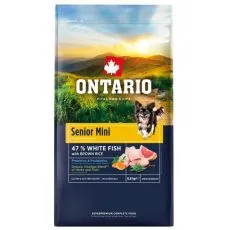 Ontario Senior Mini Fish & Brown Rice 6,5 kg